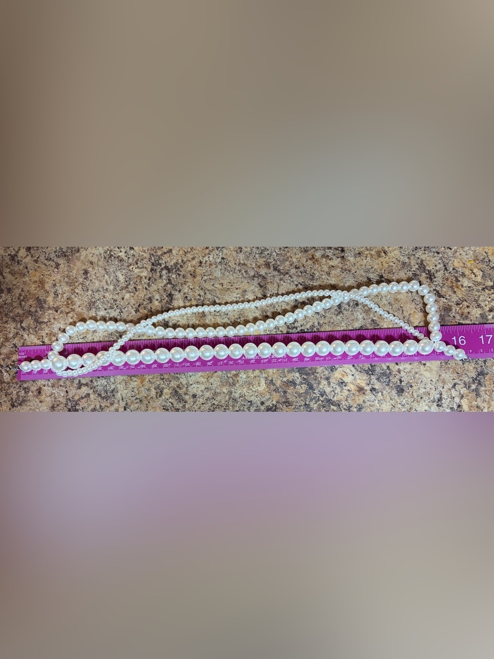 Classic White Pearl Triple-Strand Necklace - Elegant Women's Jewelry - Picture 5 of 6